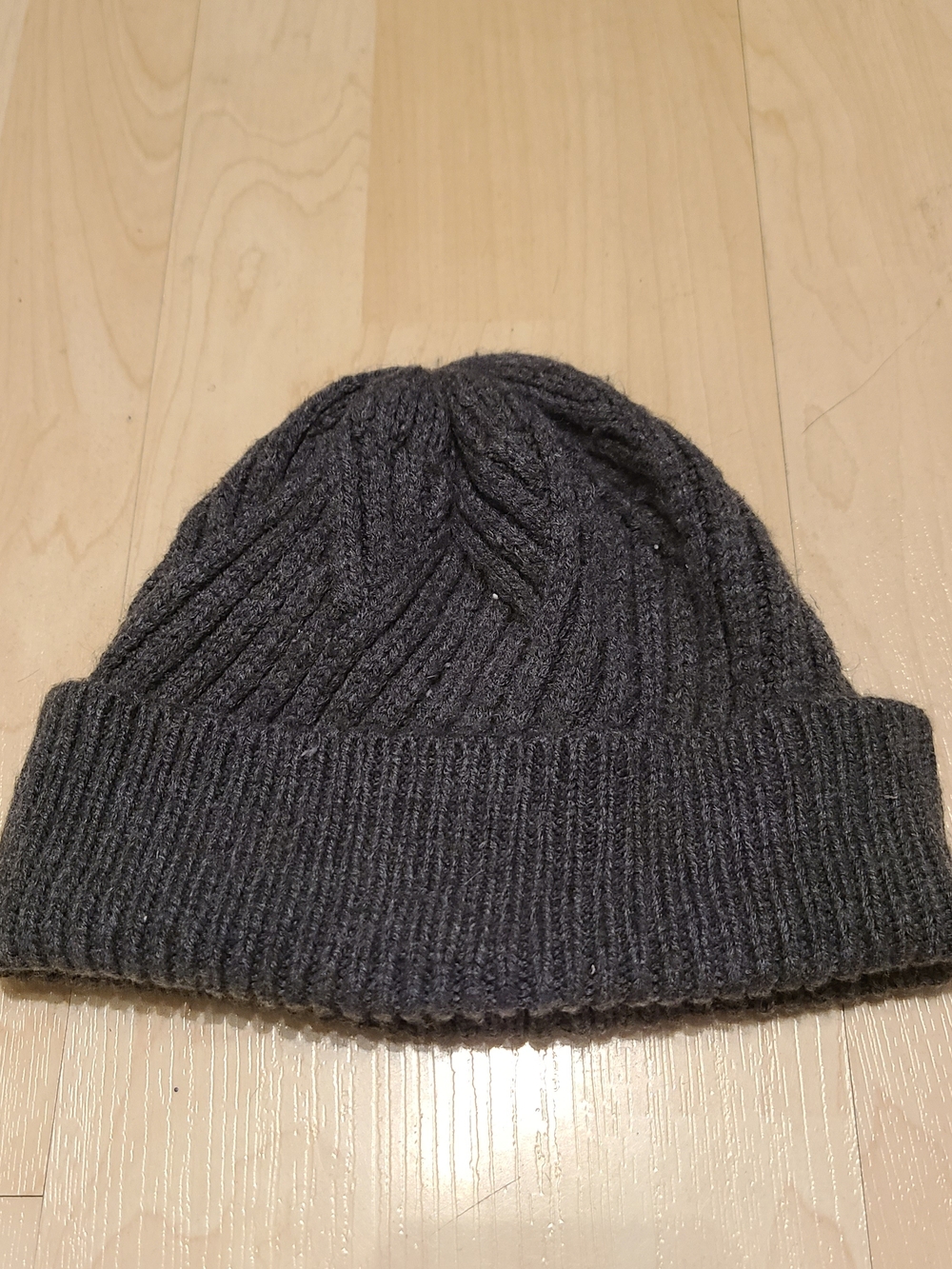 Calvin Klein Dark Gray Knit Beanie
